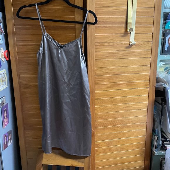 Sisley Satin Mini Slip Dress - Picture 1 of 4